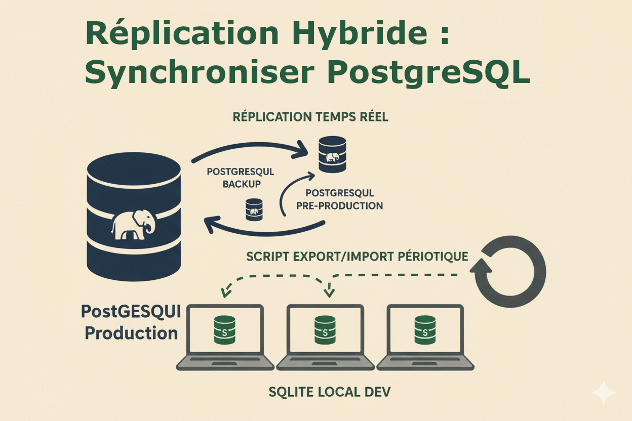 Réplication Hybride : Synchroniser PostgreSQL Prod vers Postgre et SQLite Locaux