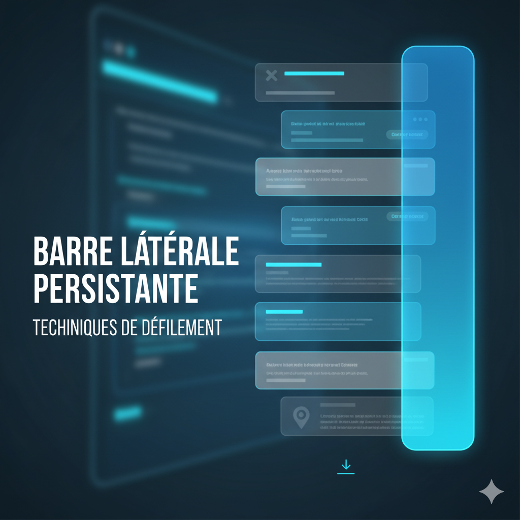 Barre Latérale Persistante (Sticky Sidebar) : Techniques de Défilement