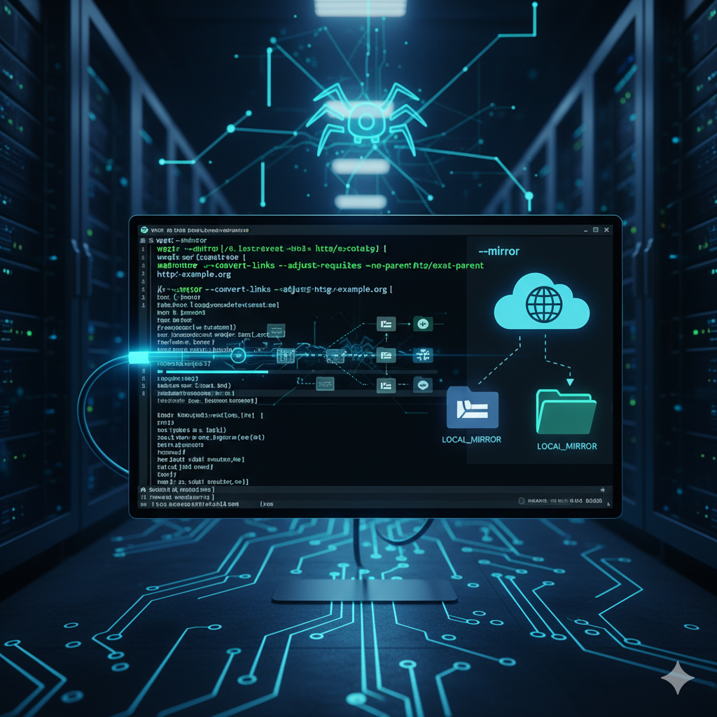 Créer un miroir d'un site en utilisant wget