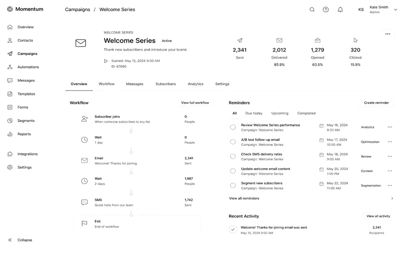 Marketing & relances